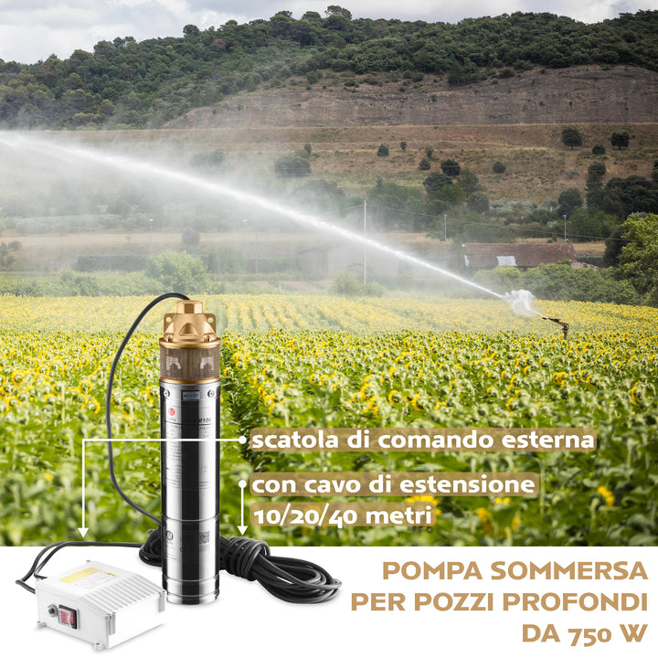 Pompa Per Pozzo Profondo Rohtenbach QGD 4 Dipper, 2400 L/h, 550 - Foto 3