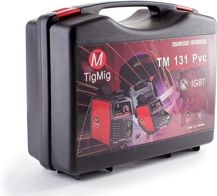 TM 131 PVC è una saldatrice ad inverter portatile per saldatura MMA e TIG LIFT