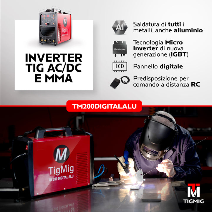 INVERTER TIG AC/DC E MMA