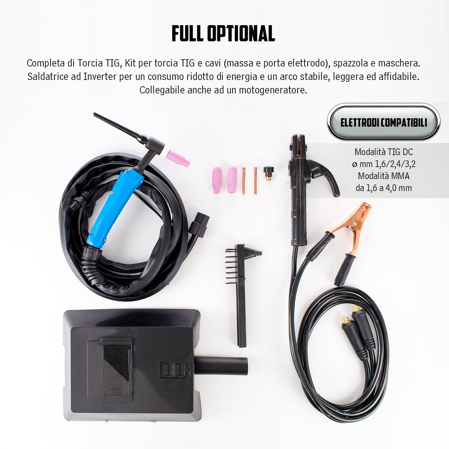 Torcia Tig Per Saldatrice Inverter MMA - Awelco AW96000 - Tecnoweld Alta Qualità
