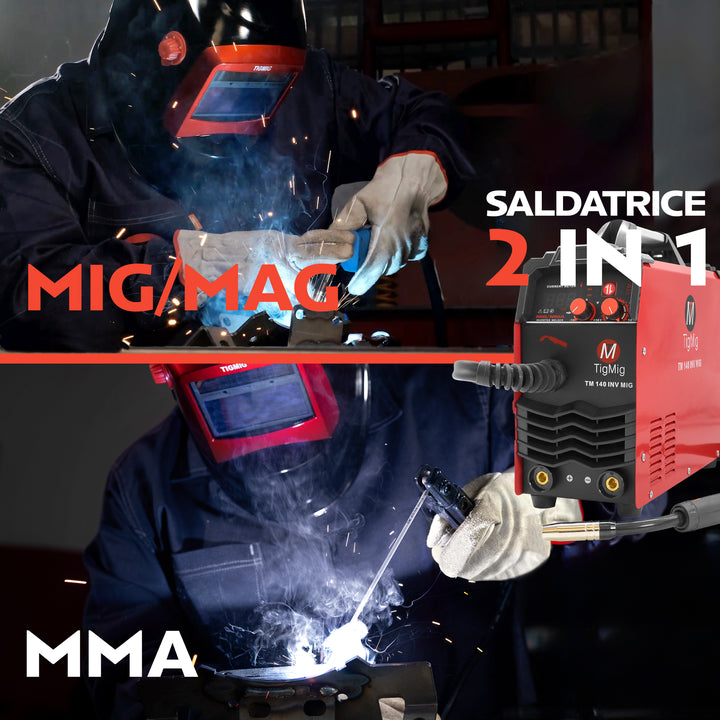 TM 140 INV MIG: Saldatrice 2 in 1 