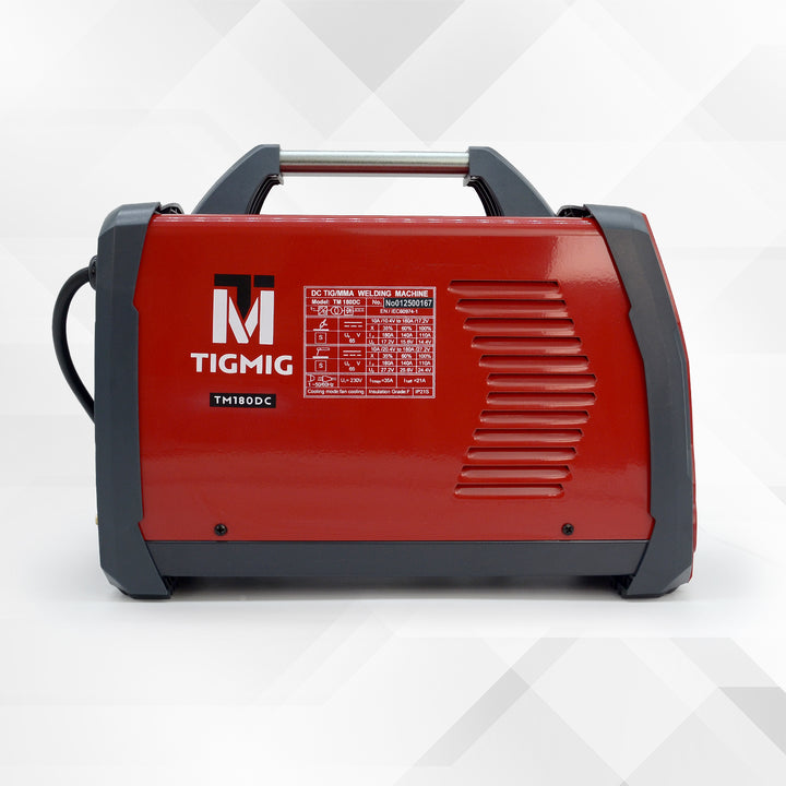 TM 180 DC Saldatrice TIG | Lato Saldatrice